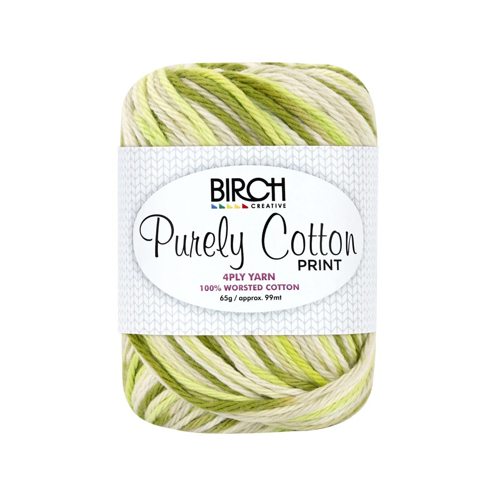 Purely Cotton 4 ply Print - Birch