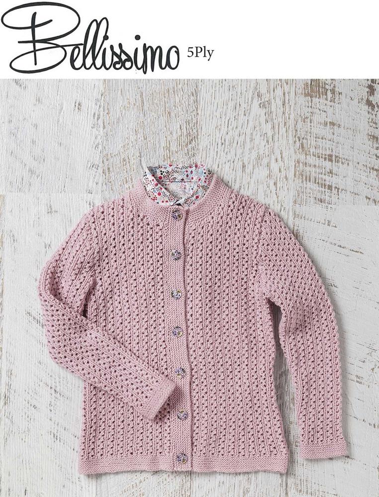 Lace Cardigan - Bellissimo 5 ply 351