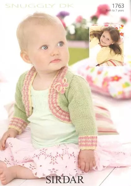 Knitted Bolero in Snuggly DK - Sirdar 1763