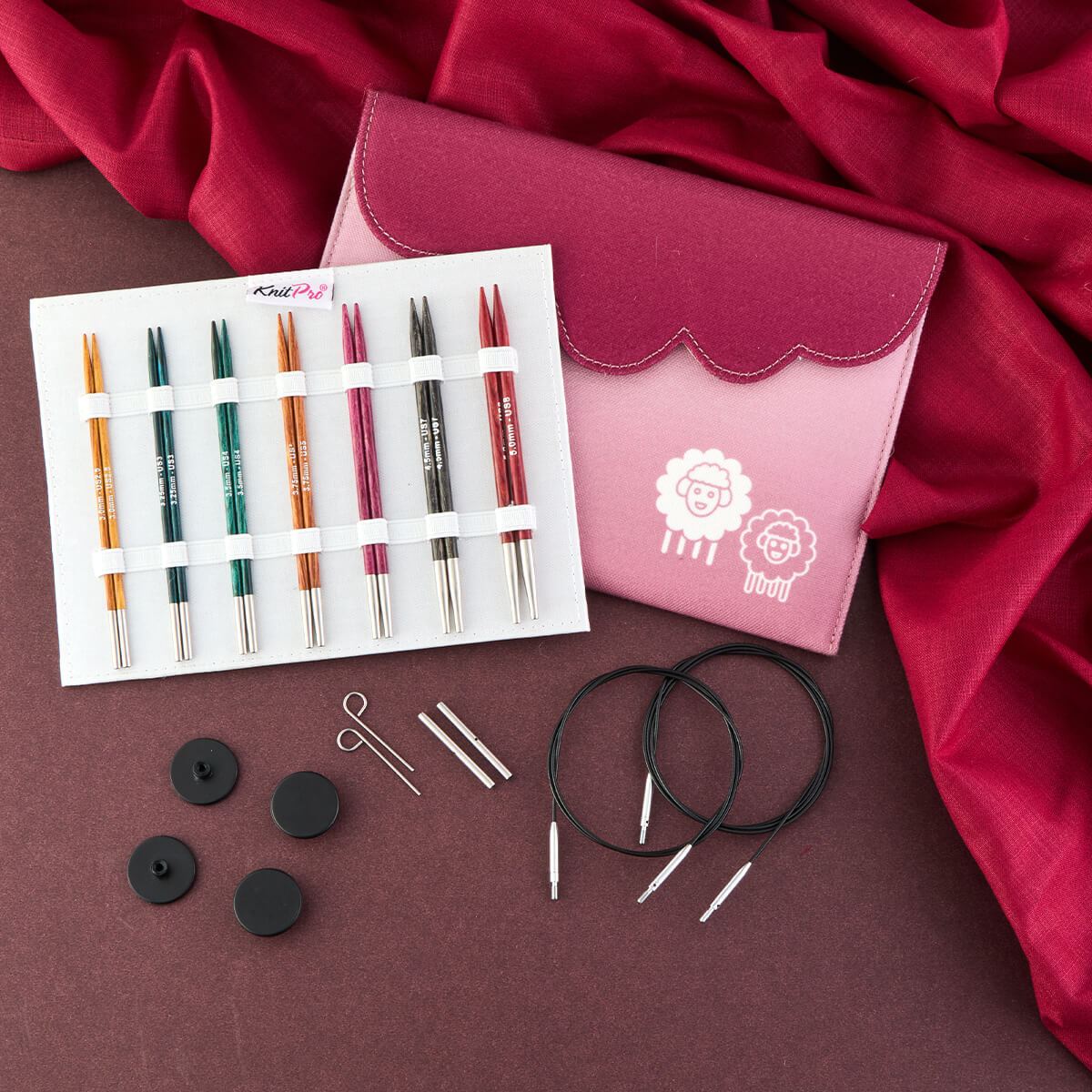 Dreamz Special Interchangeable Needle Midi Set (10cm) - KnitPro