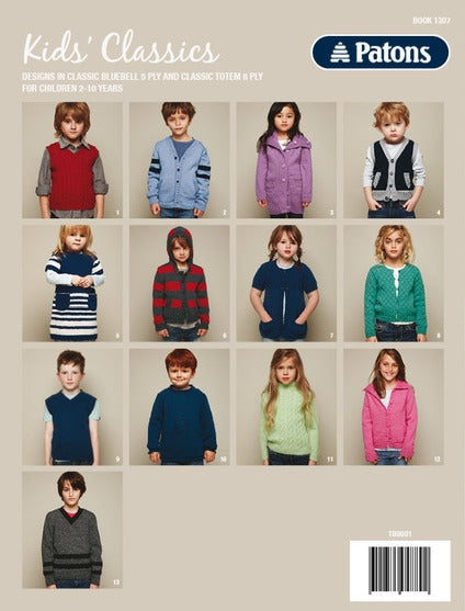 Kids' Classics - Patons Book 1307