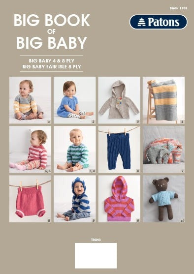 Big Book of Big Baby - Patons 1101