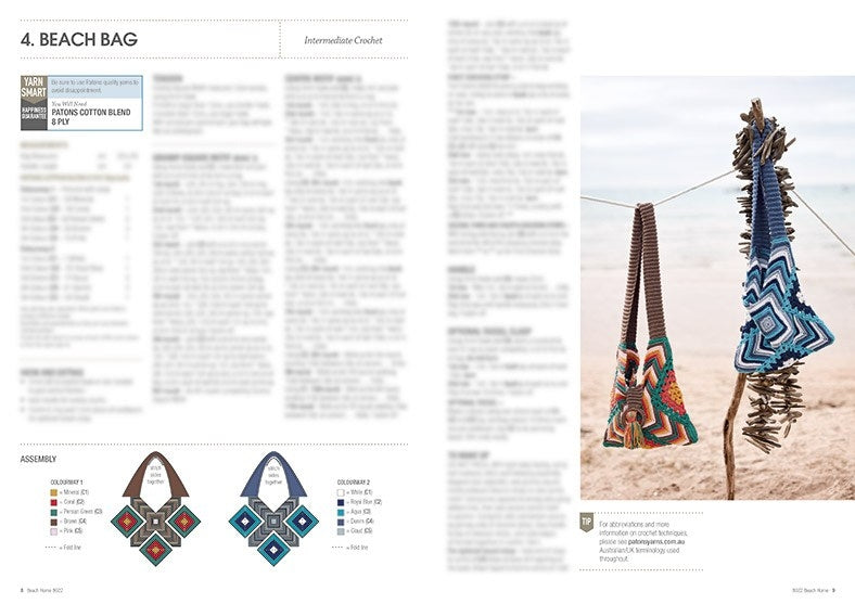 Beach Home - Patons Book 8022