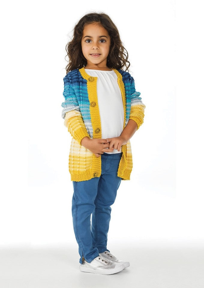 Gradient Kids Cardi - Patons 0040