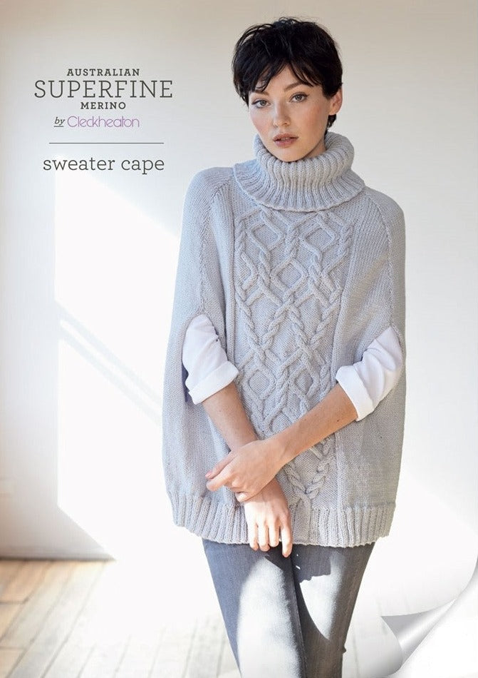 Sweater Cape - Superfine Merino 402
