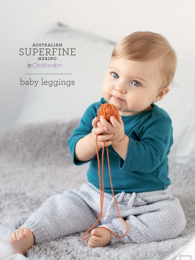 Baby Leggings - Superfine Merino 8 Ply 420