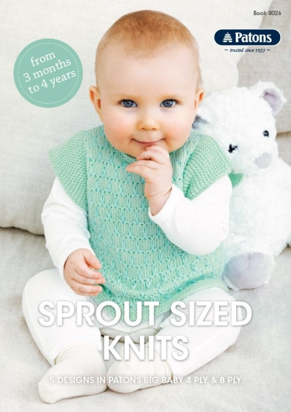 Sprout Sized Knits - Patons Book 8026