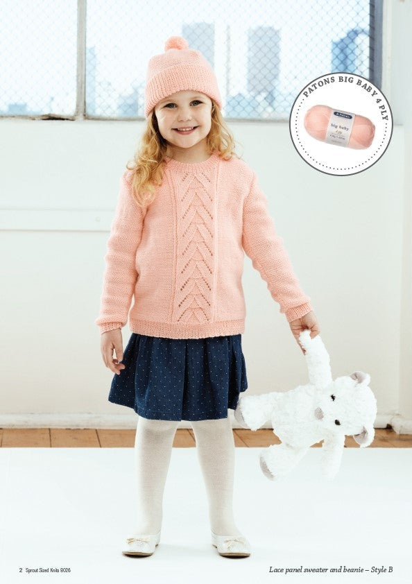 Sprout Sized Knits - Patons Book 8026