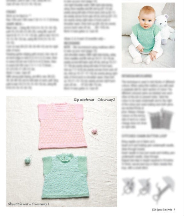 Sprout Sized Knits - Patons Book 8026