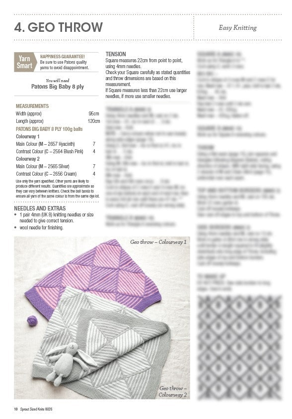 Sprout Sized Knits - Patons Book 8026