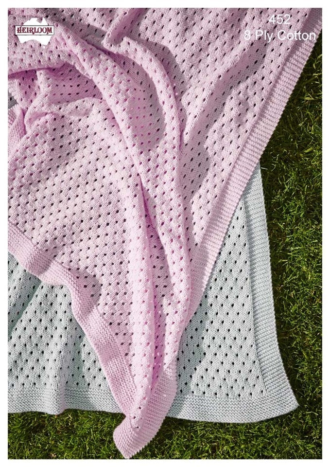 Lace Cot Blanket - Heirloom Pattern 452