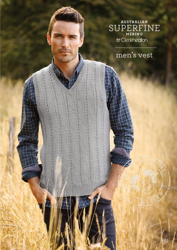 Men's Vest - Superfine Merino 463