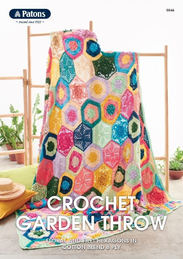 Crochet Garden Throw - 0046