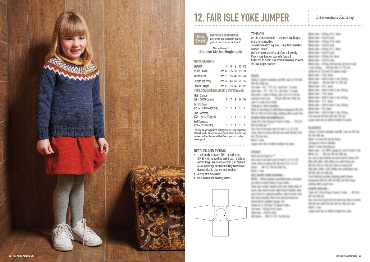 Kids Winter Wardrobe - Cleckheaton Heirloom 367