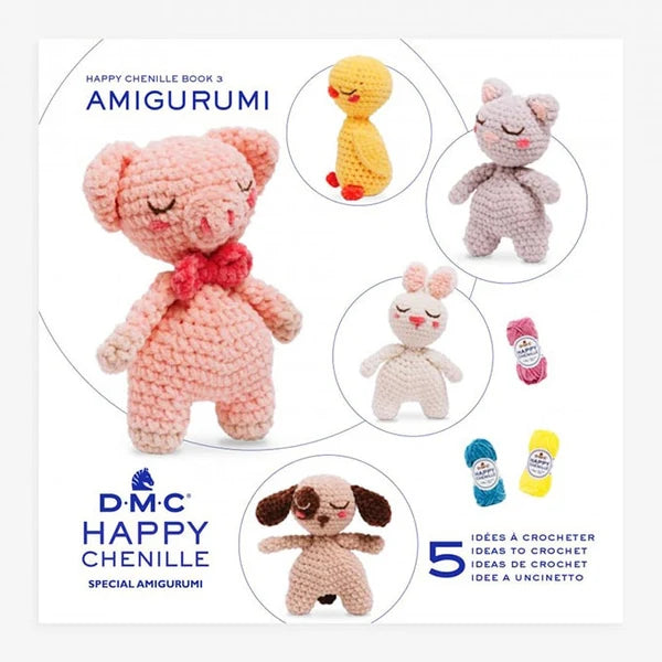 Happy Chenille Book 3 Little Friends - DMC