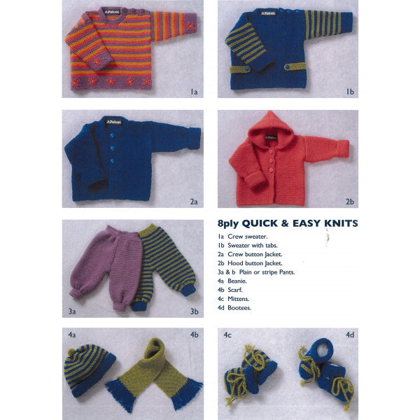 Quick & Easy Baby Knits - Patons Book 6000