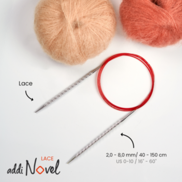 AddiNovel Ergonomic Lace Circular Needle