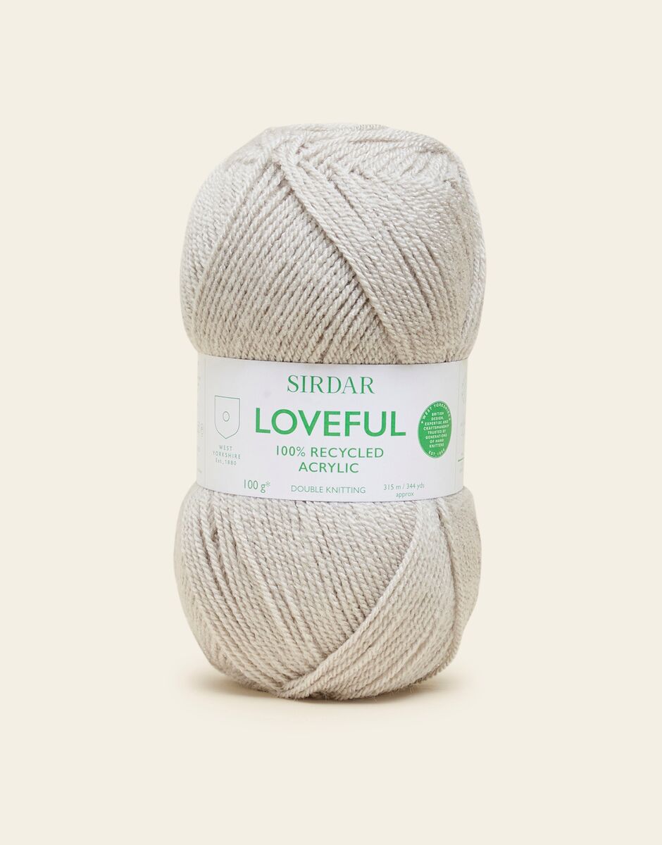 Sirdar Loveful 100% Recycled Acrylic 8 ply DK