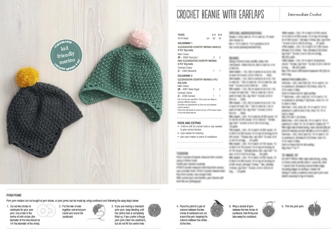 Crochet Beanie with Earflaps