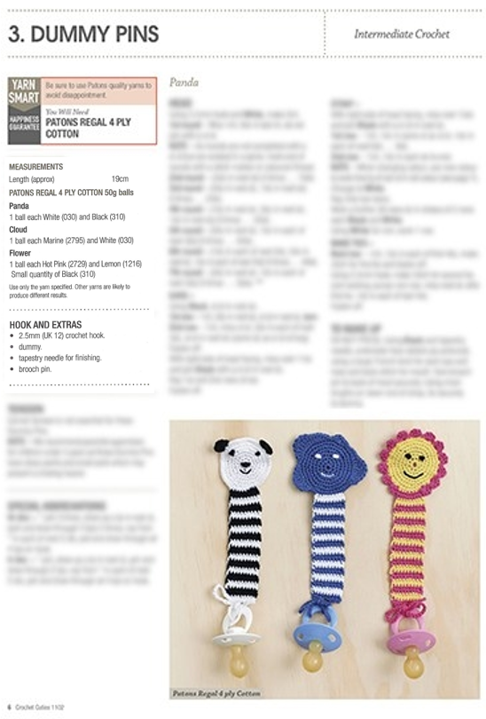 Crochet Cuties - Patons 1102