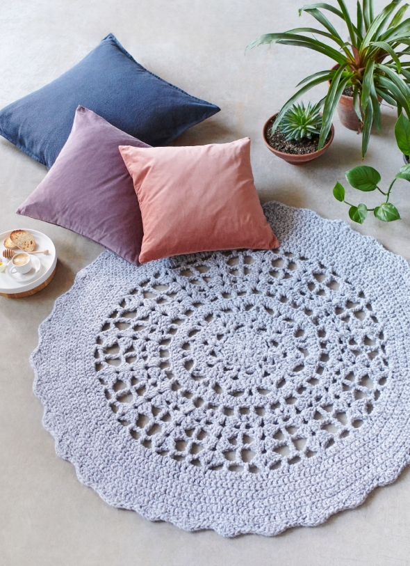 Crochet Mandala Throw - Patons 044