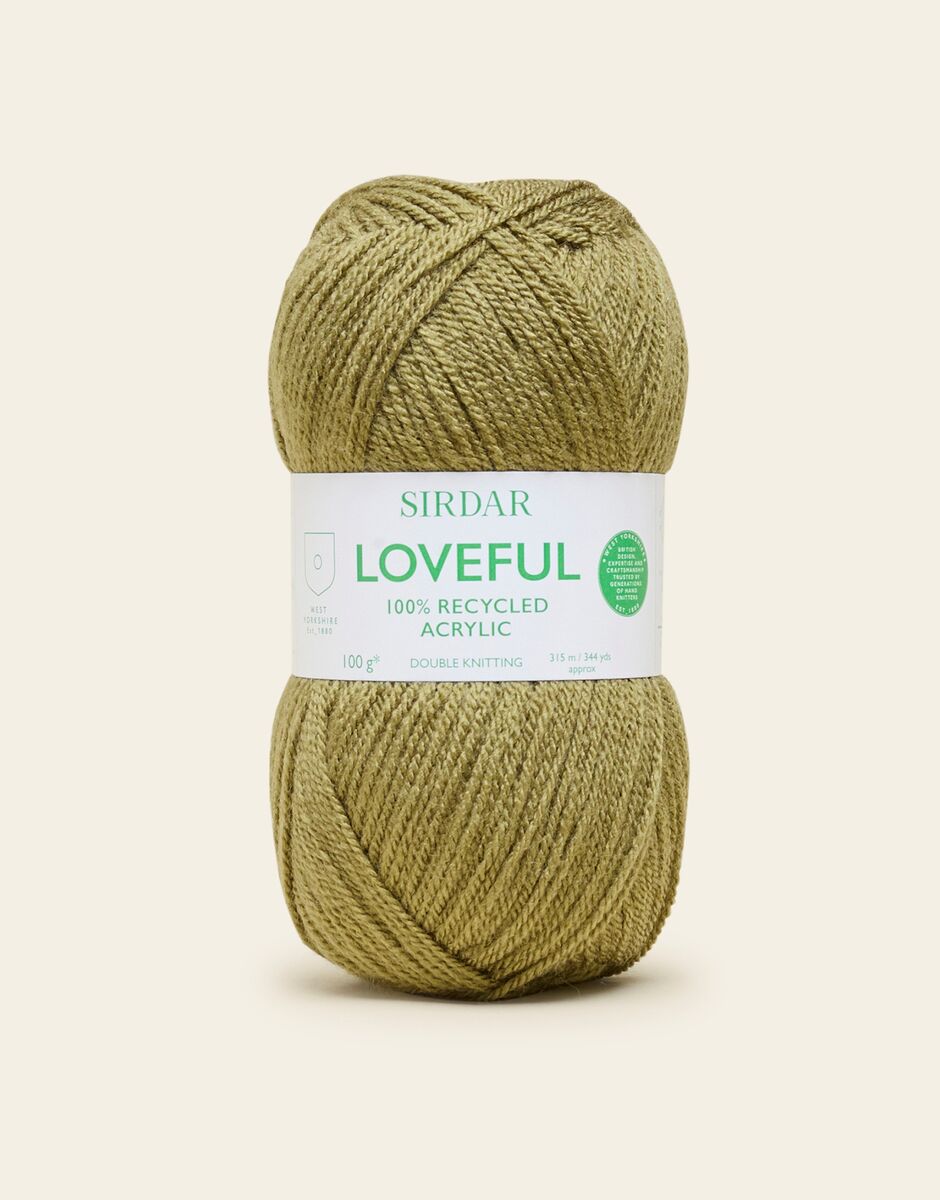 Sirdar Loveful 100% Recycled Acrylic 8 ply DK
