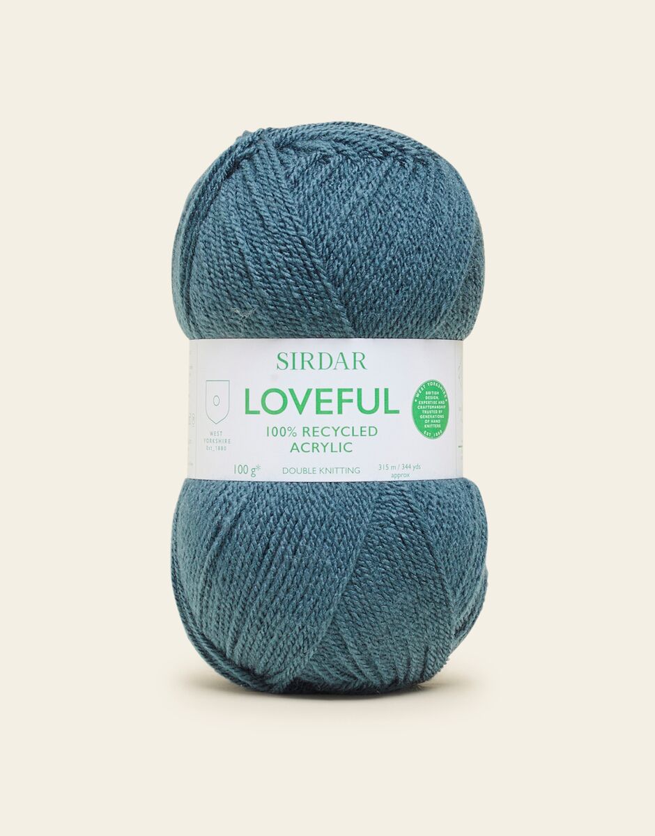 Sirdar Loveful 100% Recycled Acrylic 8 ply DK