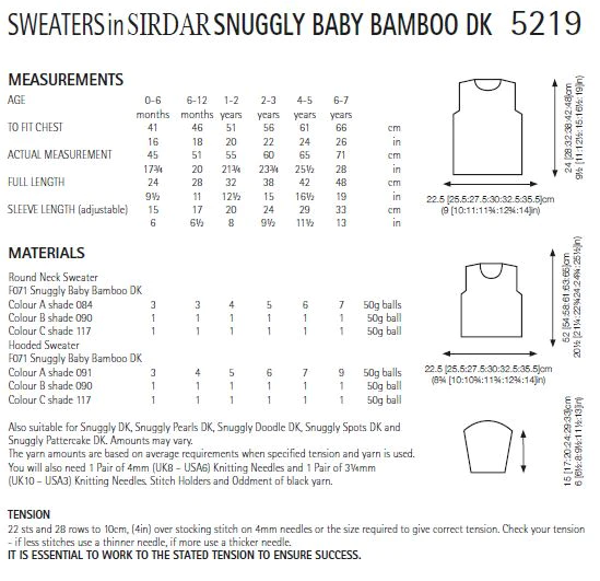 Elephant Cardigan in Snuggly DK - Sirdar 5219