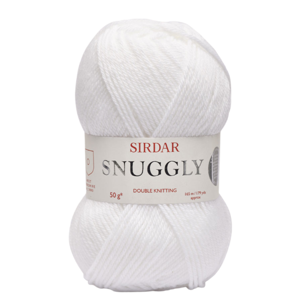 Sirdar Snuggly 8 ply DK White