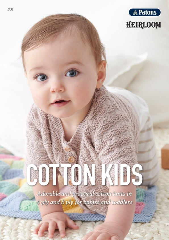 Cotton Kids - Patons Heirloom Book 366