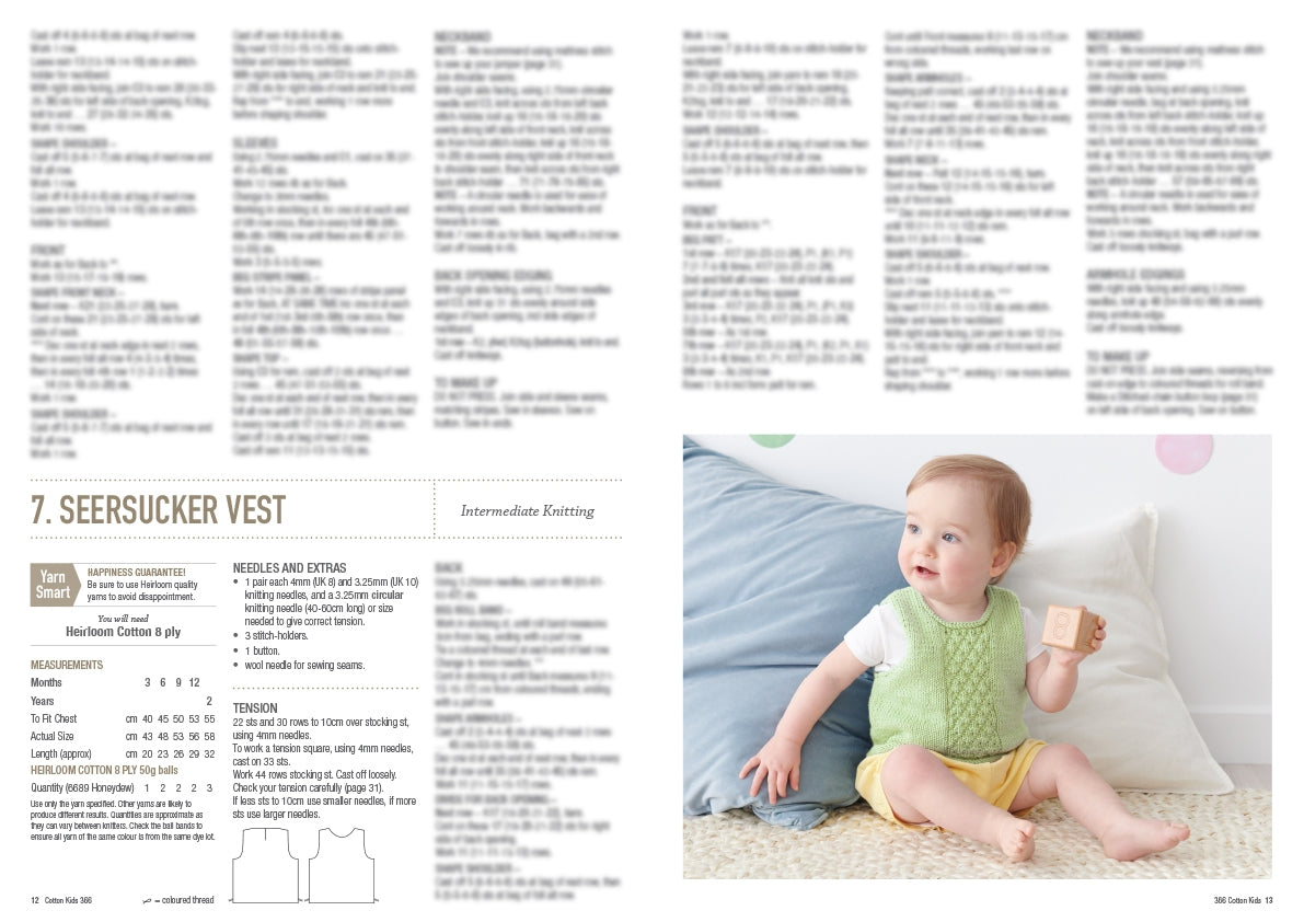 Cotton Kids - Patons Heirloom Book 366