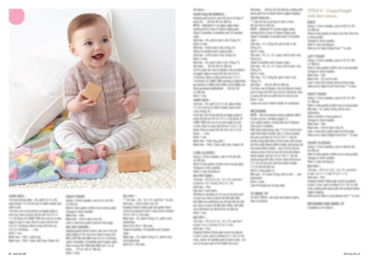 Cotton Kids - Patons Heirloom Book 366