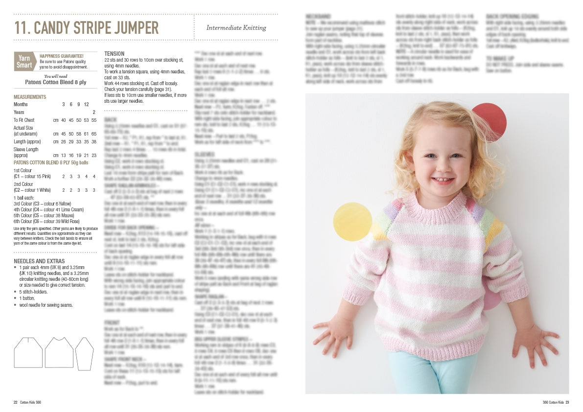 Cotton Kids - Patons Heirloom Book 366