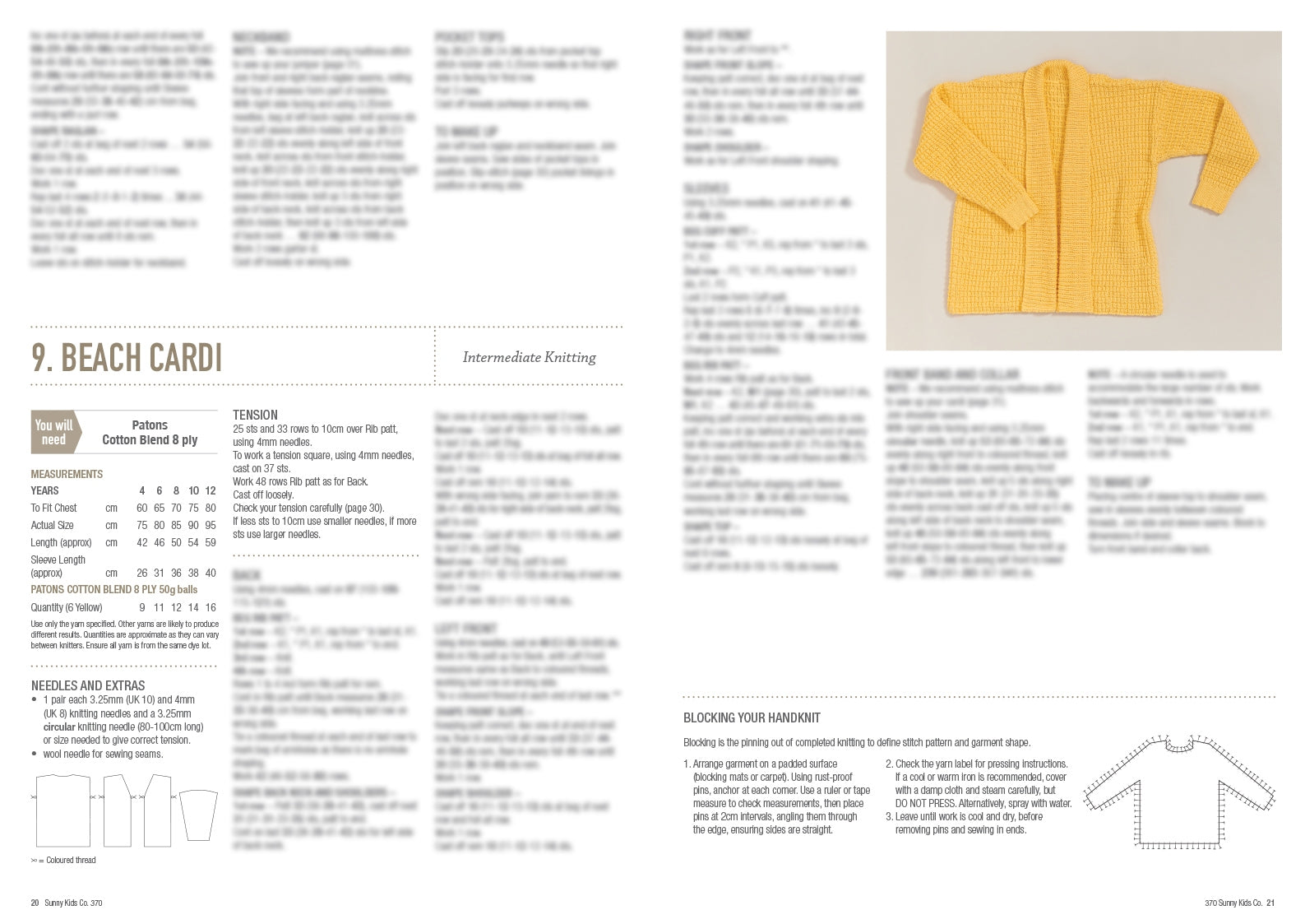 Sunny Kids Co. - Patons, Heirloom Knitting Book 370