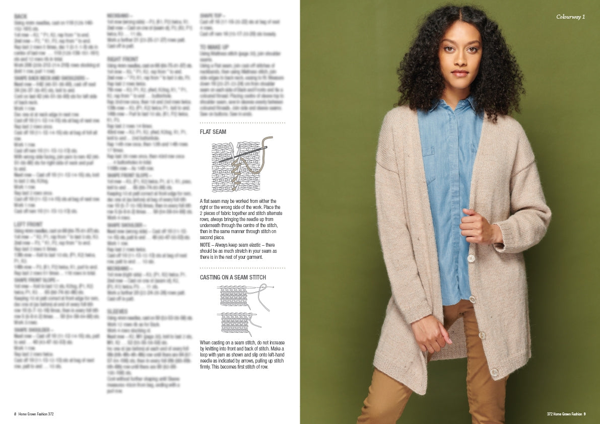 Home Grown Fashion - Patons Cleckheaton Heirloom Book 372