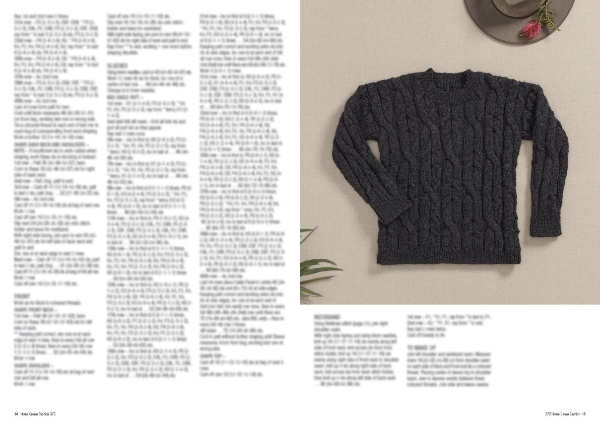 Home Grown Fashion - Patons Cleckheaton Heirloom Book 372
