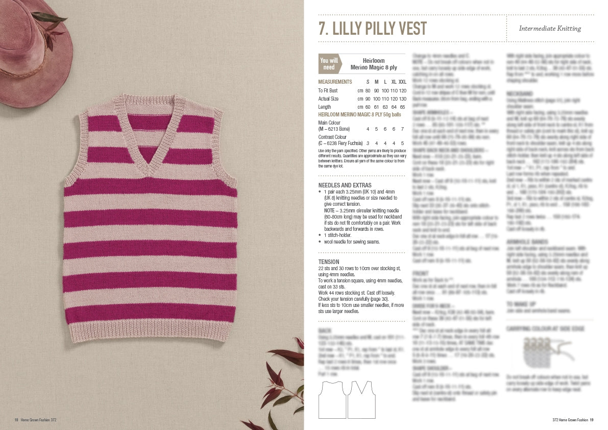 Home Grown Fashion - Patons Cleckheaton Heirloom Book 372