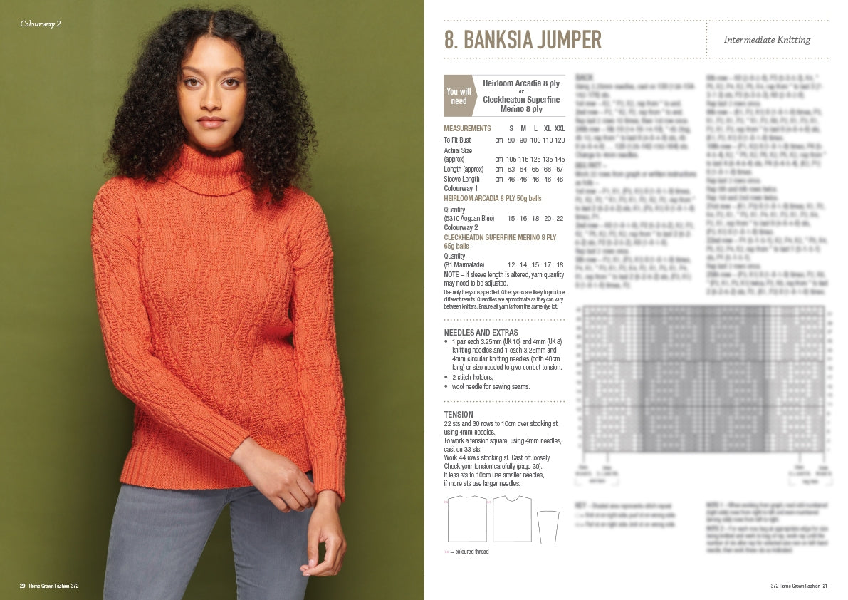 Home Grown Fashion - Patons Cleckheaton Heirloom Book 372