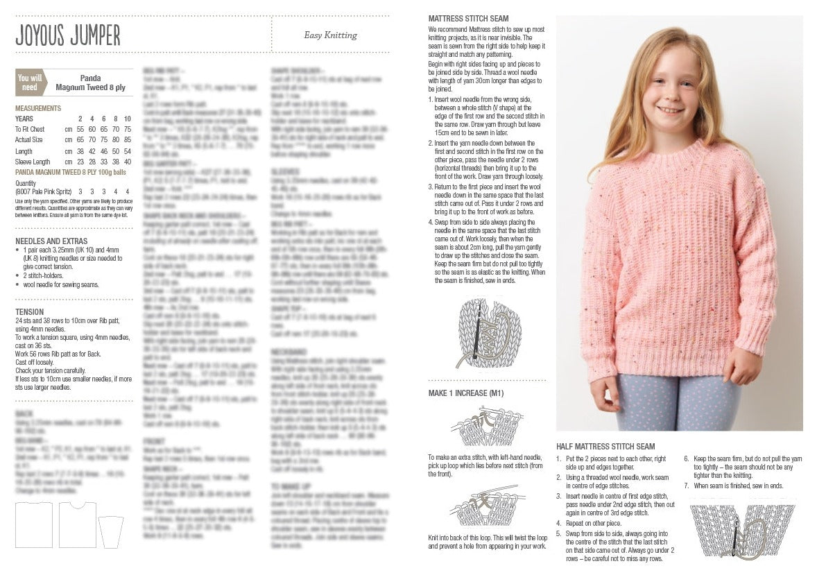 Cheery Kids Knits - Panda 817