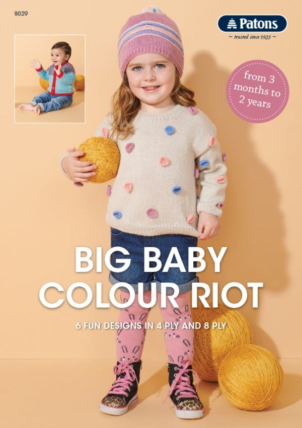 Big Baby Colour Riot - Patons Book 8029