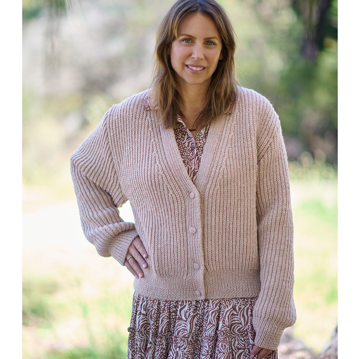 Cleckheaton Driftwood Cardigan PDF Pattern