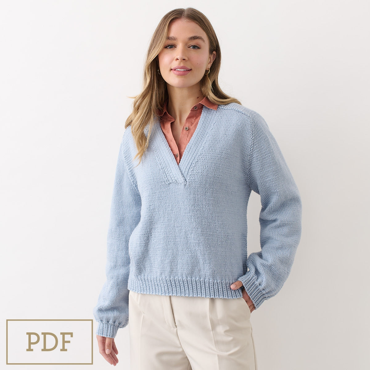 Caroline Jumper - Cleckheaton PDF Pattern