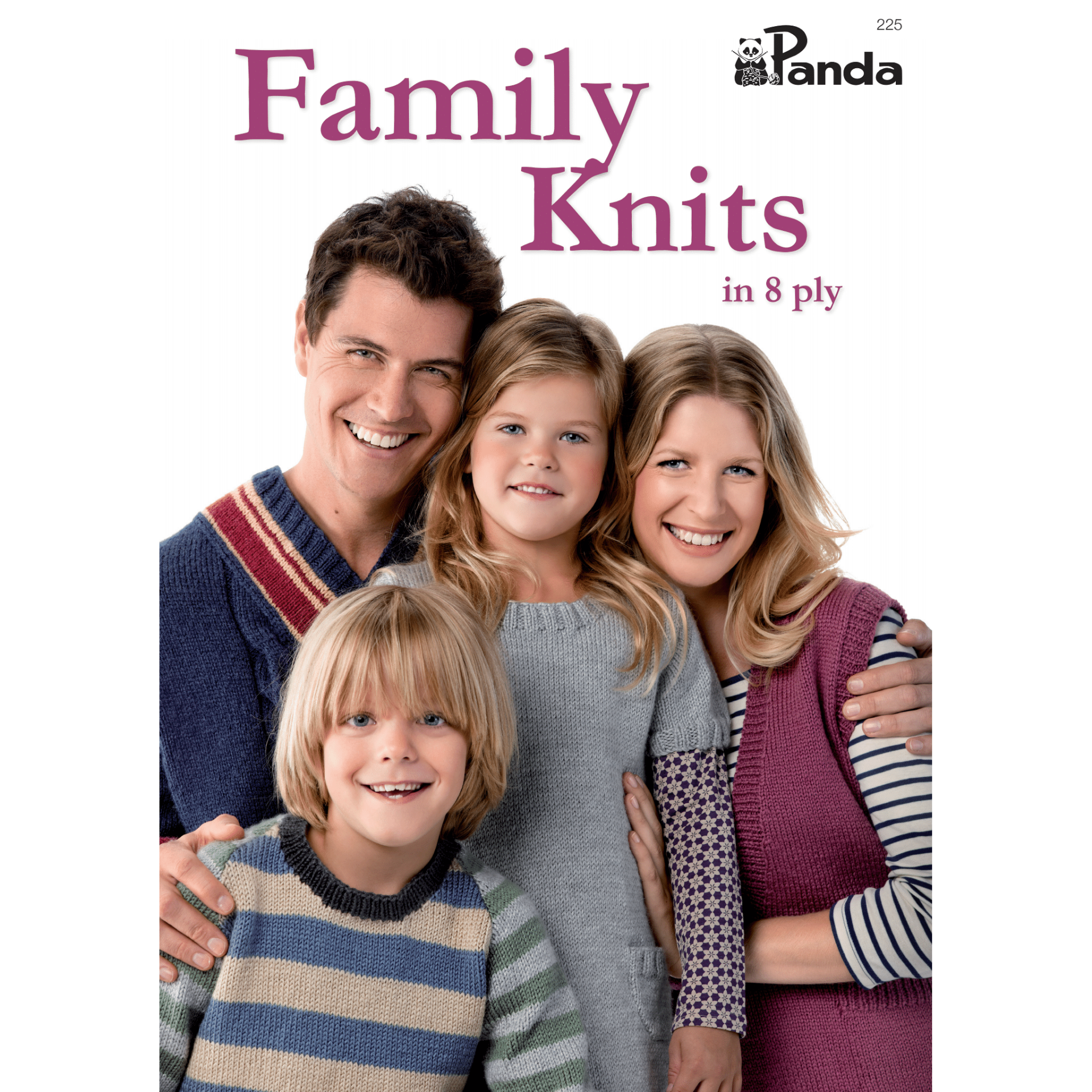 Family Knits in 8 ply - Panda 225