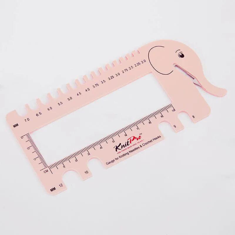 Needle and Crochet View Sizer with Yarn Cutter - KnitPro