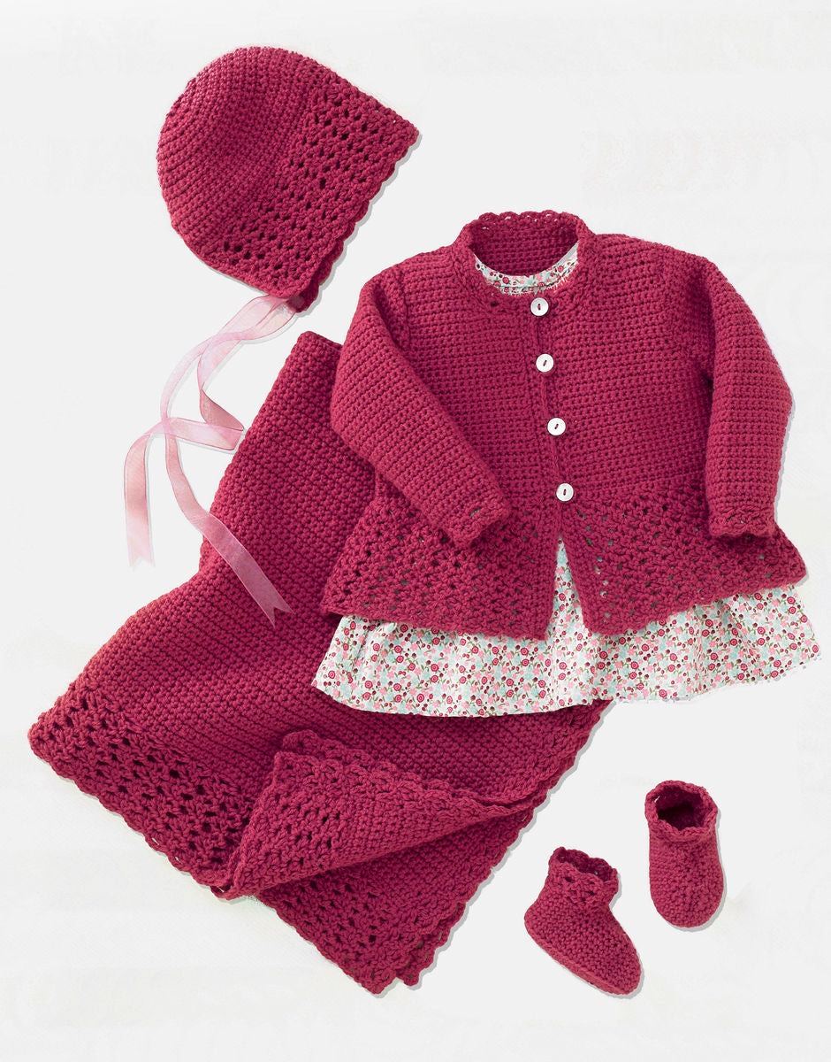 Coat, Hat, Bootees and Blanket - Sirdar 4939