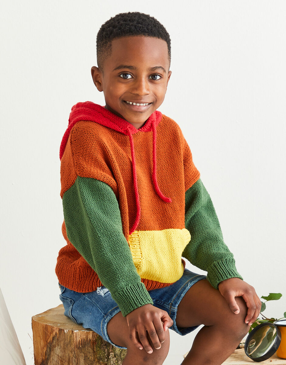 Hide Out Hoodie 8 ply - Sirdar 2587