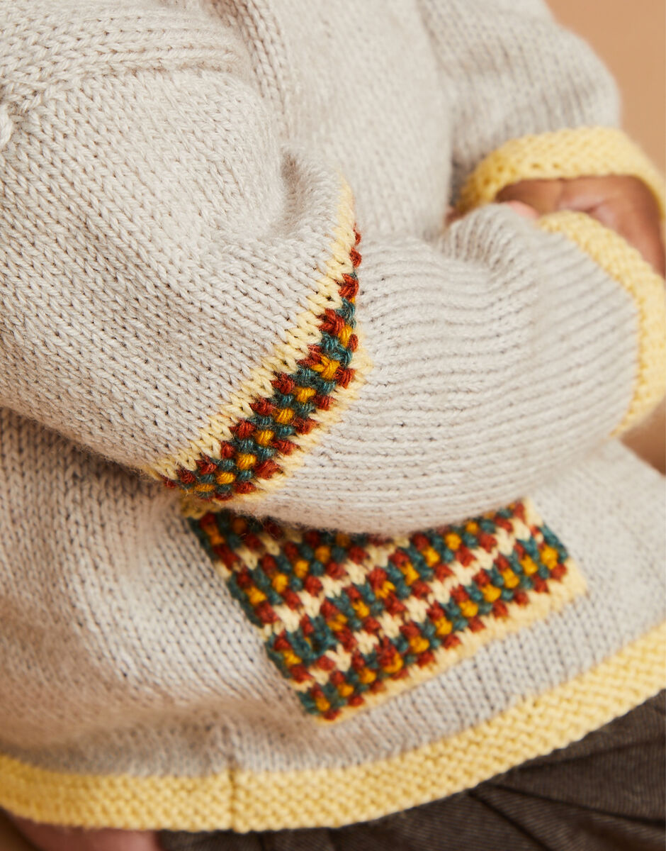 Hippy Hooded Cardi in Snuggly 4 Ply - Sirdar 5513