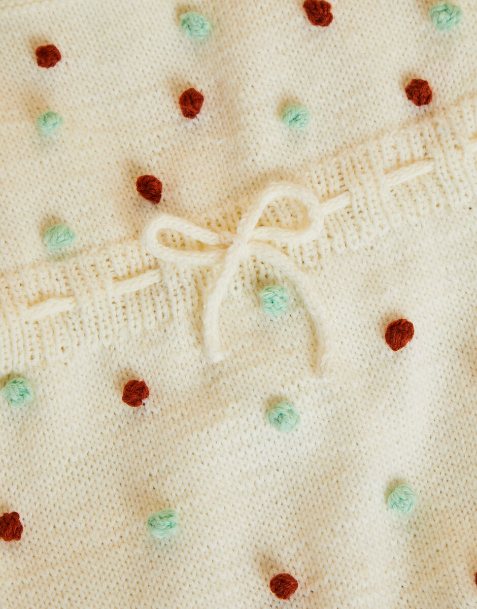Spotty Dotty Romper in Snuggly 4 Ply - Sirdar 5514
