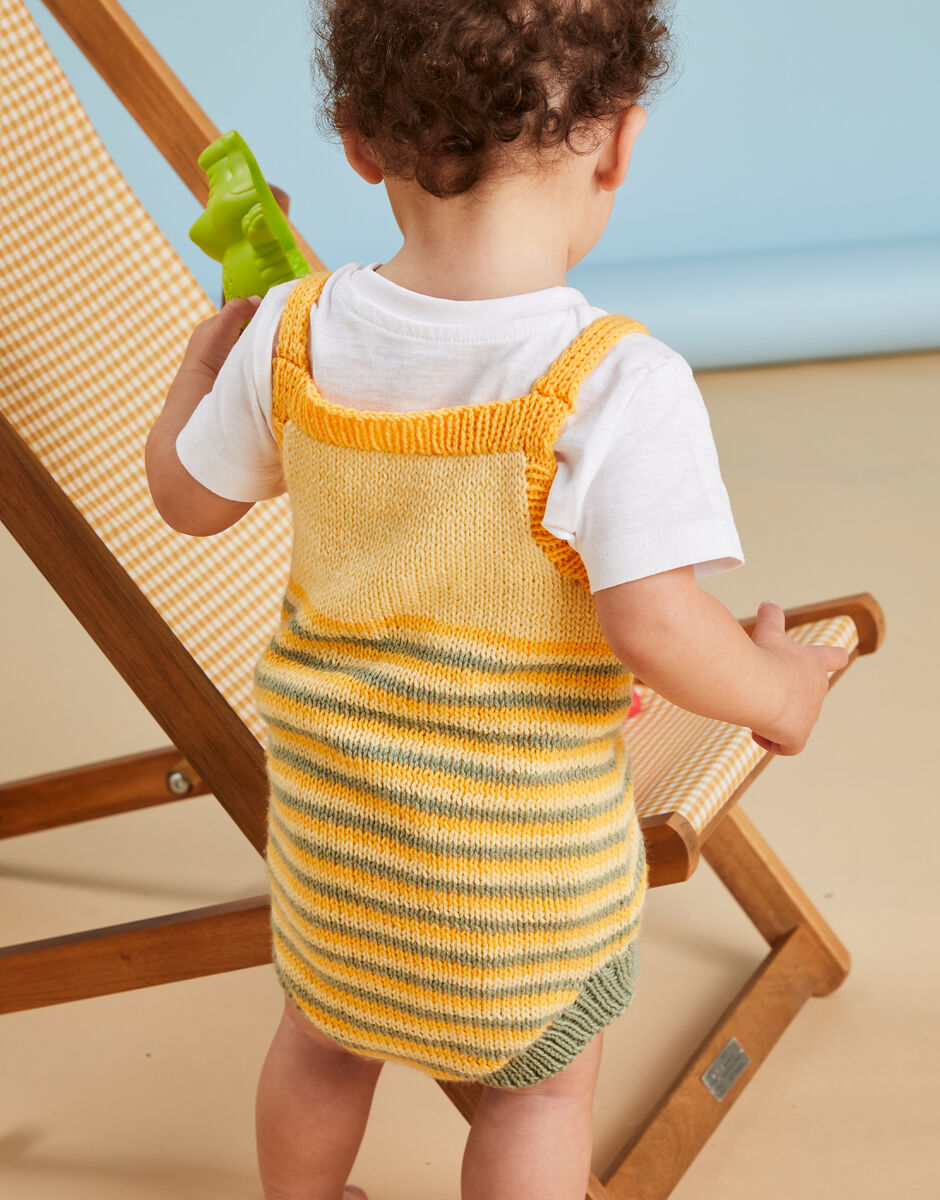 Sandcastle Romper in Snuggly DK - Sirdar 5505