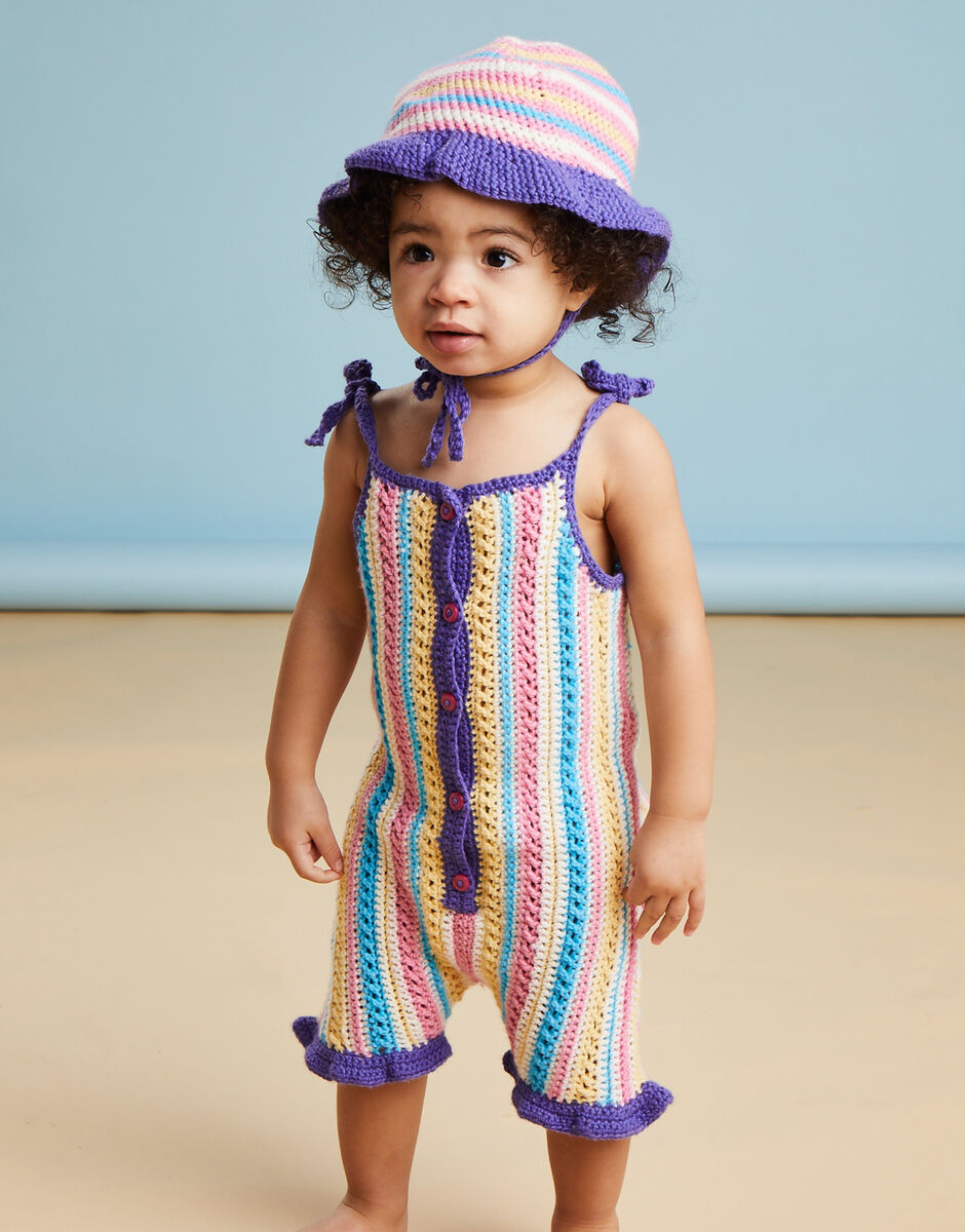 Deck Chair Play Suit in Snuggly DK - Sirdar 5503